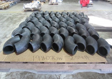 Waterproof Surface Stainless Steel Pipe Fittings Welded ASTM A234 Grade B Material